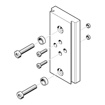Festo Adapter Kit HMSV-20 HMSV-20